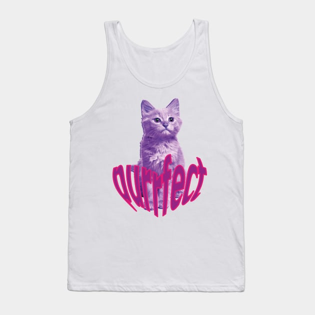 Purrfect Tank Top by by Patricia White